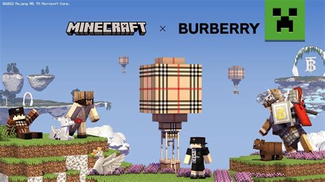 burberry 我的世界|Minecraft x Burberry.